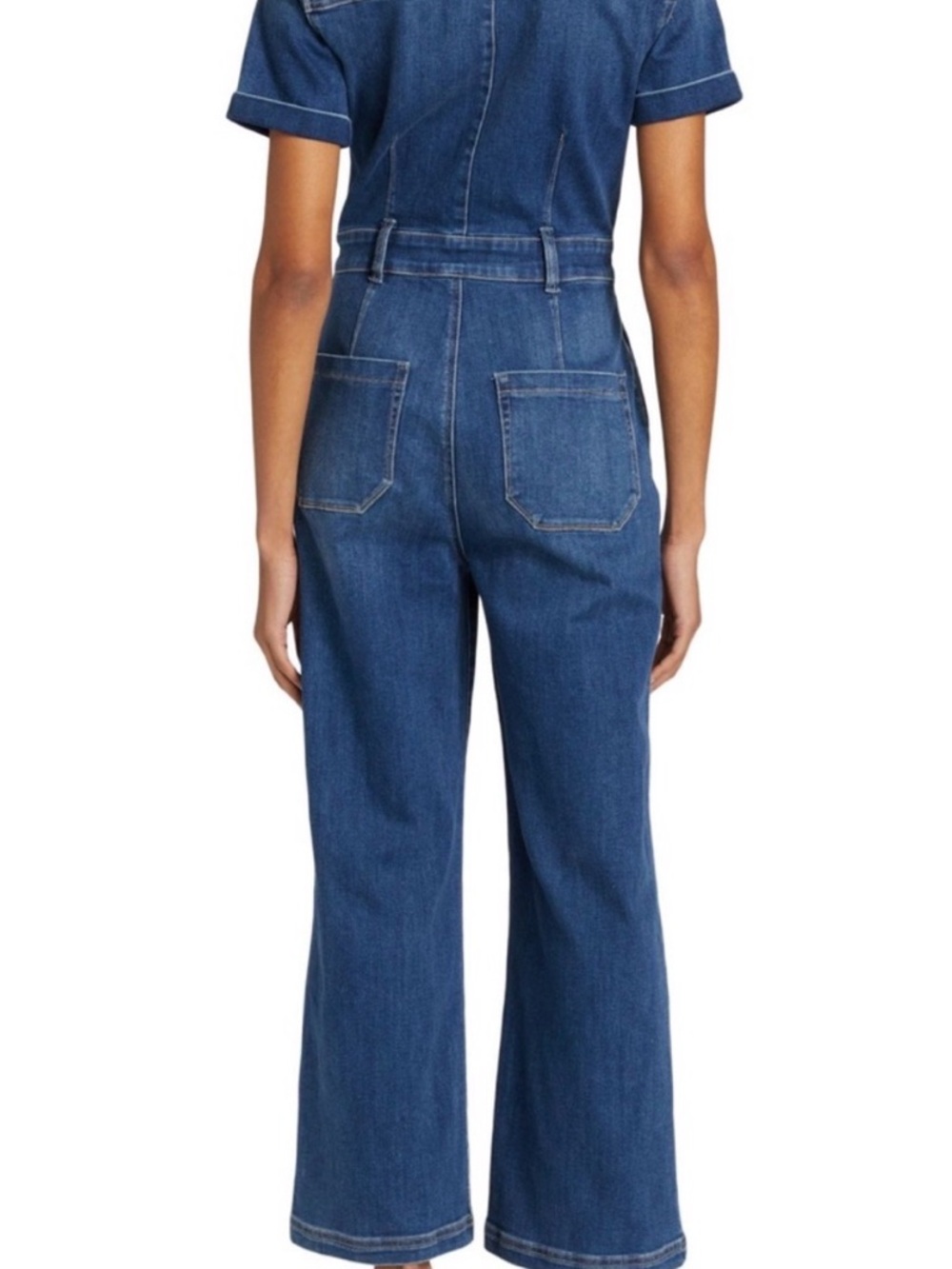 Paige Jeans Carly Denim Jumpsuit size 8 Medium - Picture 3 of 10
